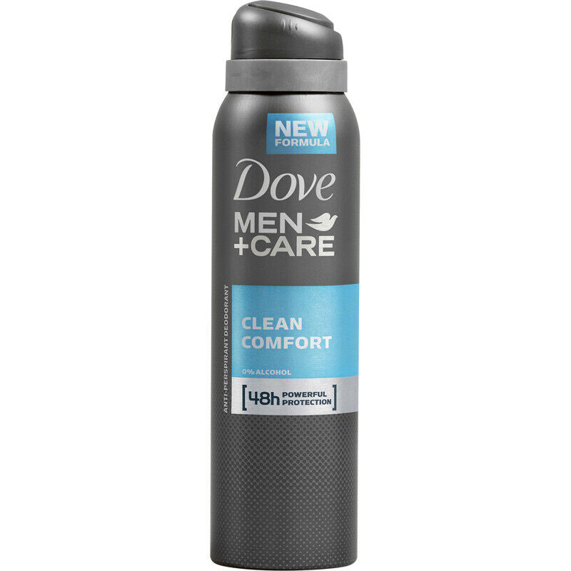 Dove Men+Care Clean Comfort Anti Perspirant Deodorant Spray 48h 150Ml Dove Men+Care Clean Comfort Anti Perspirant Deodorant Spray 48h 150Ml